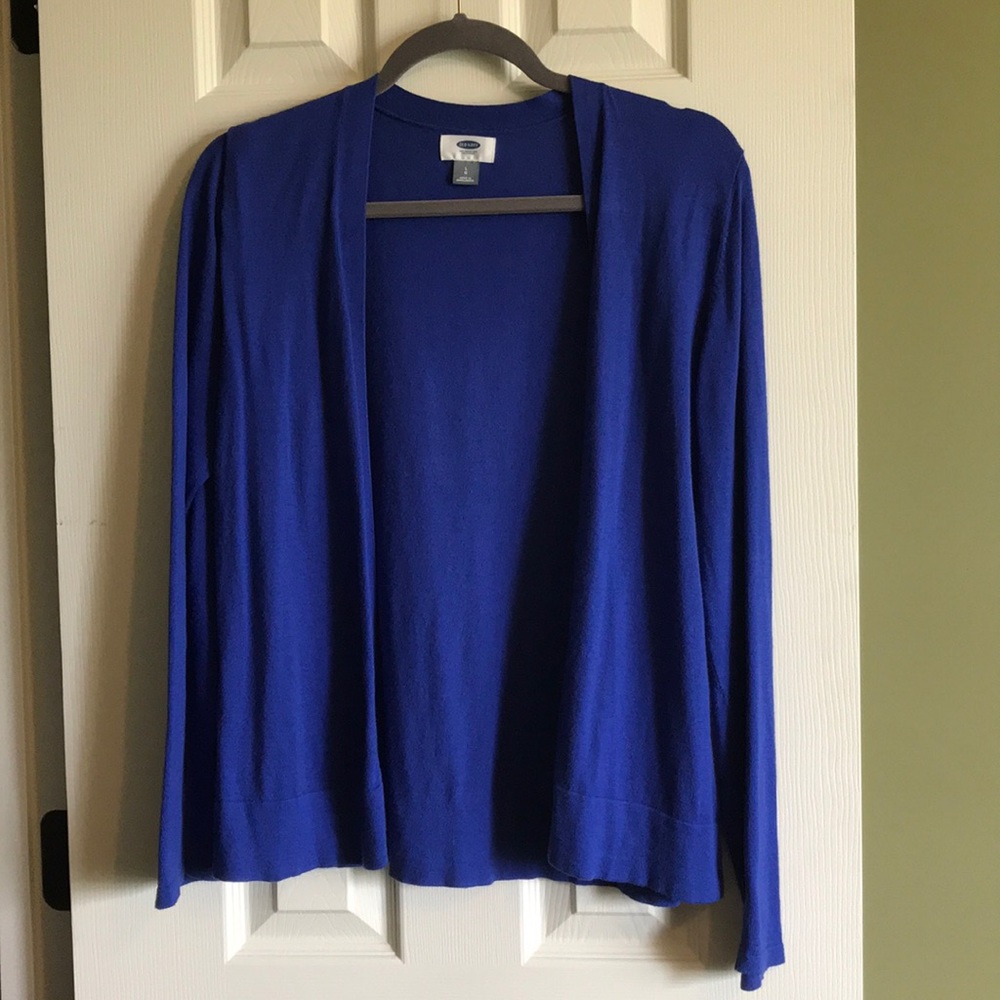 Old Navy Blue Cardigan (Large)